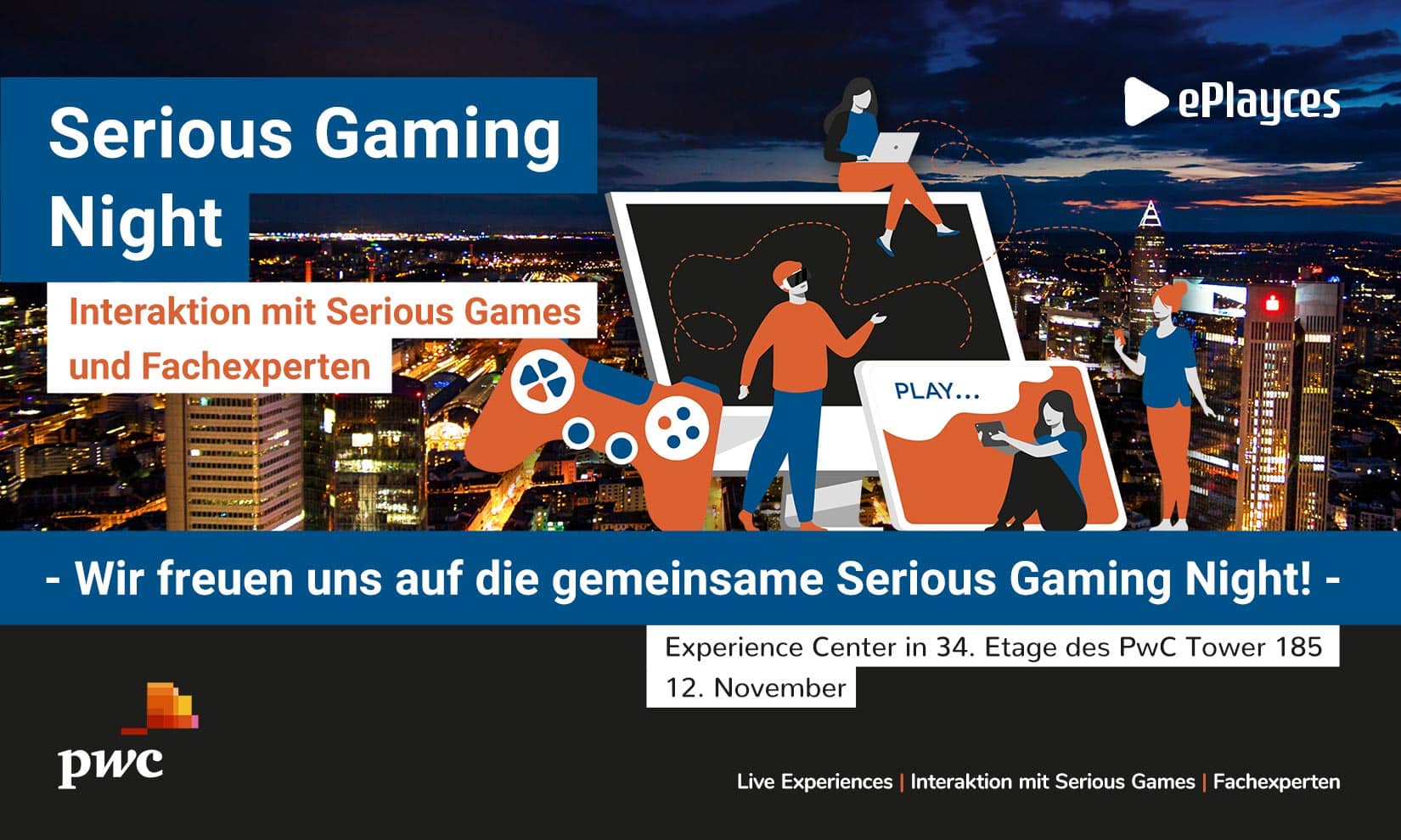 FV eP PwC serious gaming night event 2024